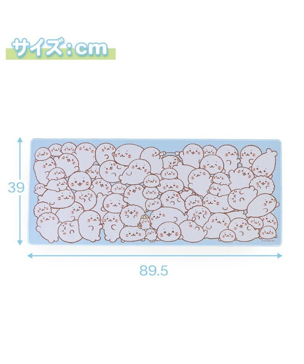 Mother garden しろたん つみつみ柄 デスクマット マウス対応 89.5×39cm 