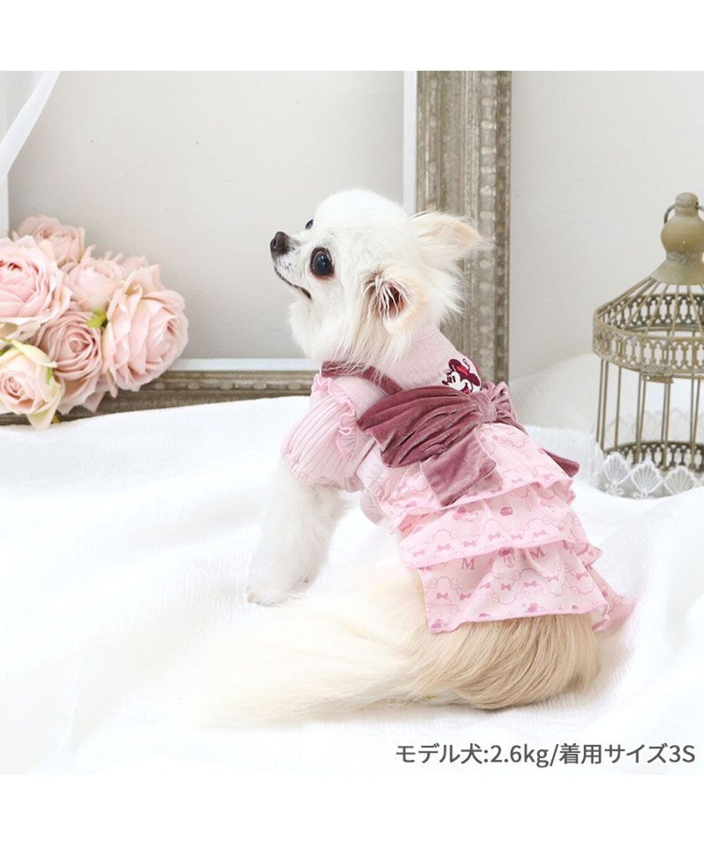 PET PARADISE ディズニー ミニーマウス ワンピース 《モノグラム柄》 小型犬 