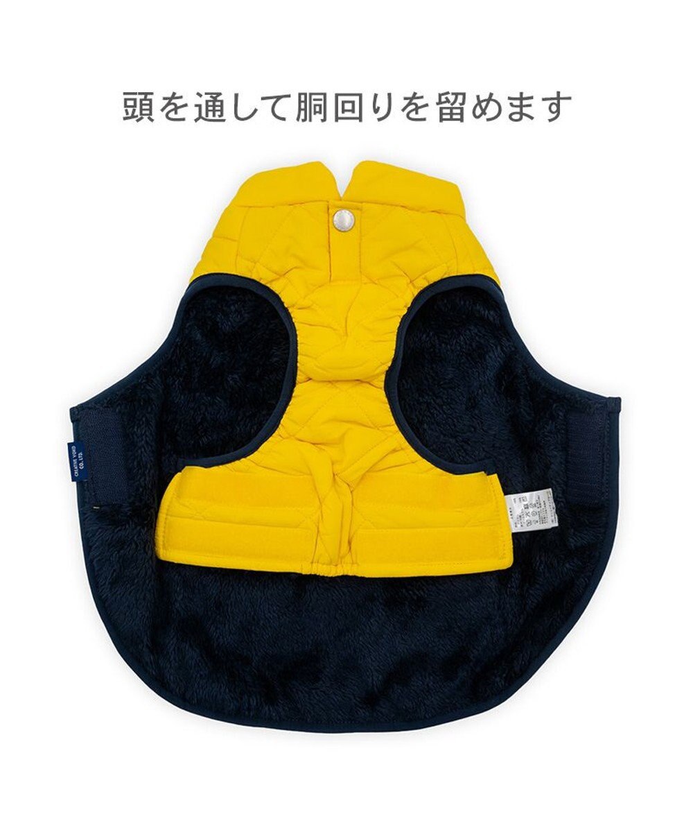 PET PARADISE J.PRESS ダイヤＳＴ 綿入ベスト 《イエロー》 小型犬 
