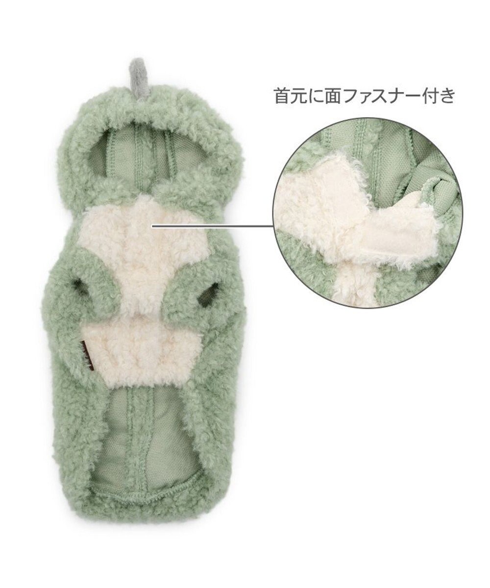 PET PARADISE ペットパラダイス 恐竜 くるふわ なりきり パーカー 小型犬 