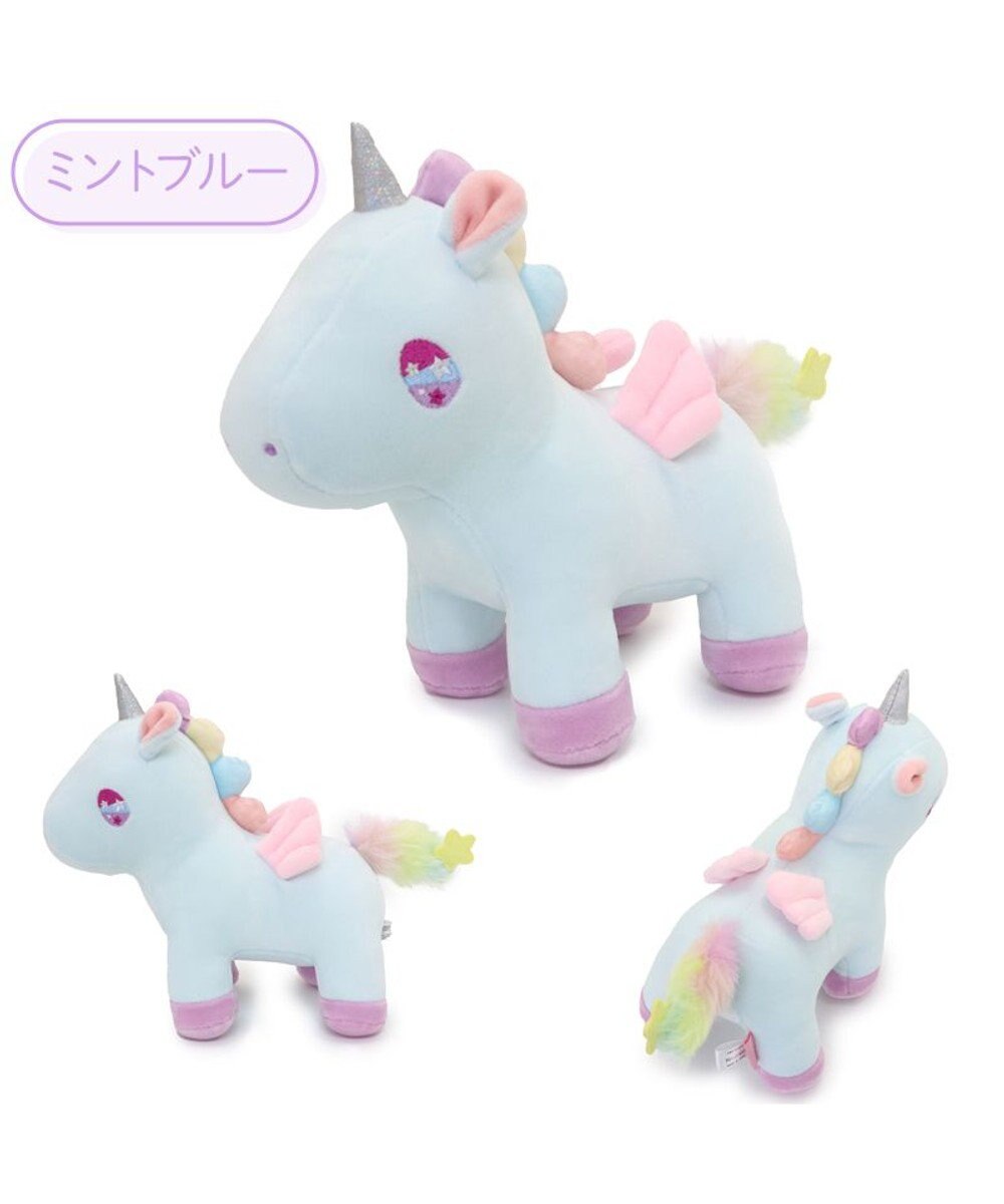 Mother garden マザーガーデン ユニコーン ぷにもち ぬいぐるみ 20cm 《ミントブルー》 