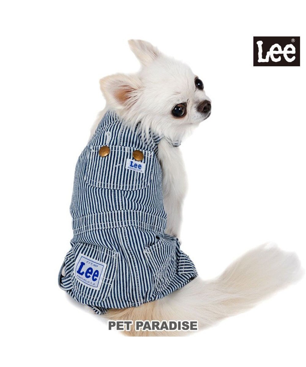 PET PARADISE Lee ヒッコリー オーバーオール  小型犬 