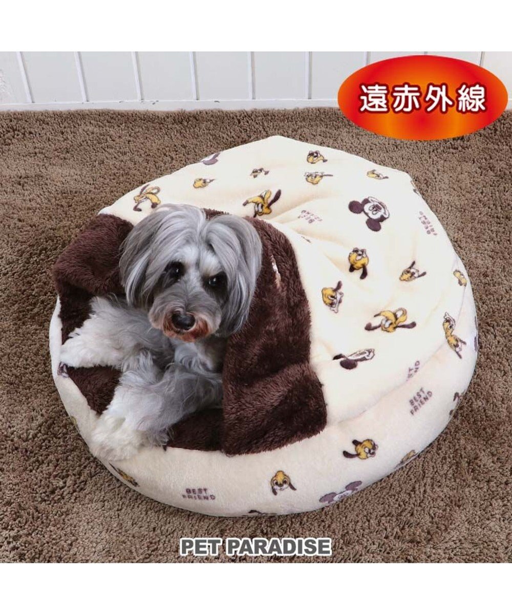 PET PARADISE ディズニー プルート 遠赤外線  寝袋 丸型 M 