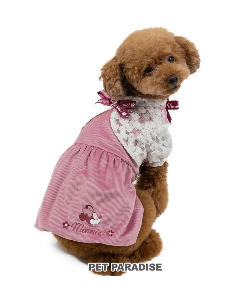 PET PARADISE ディズニー ミニーマウス レースボレロ ワンピース 小型犬 