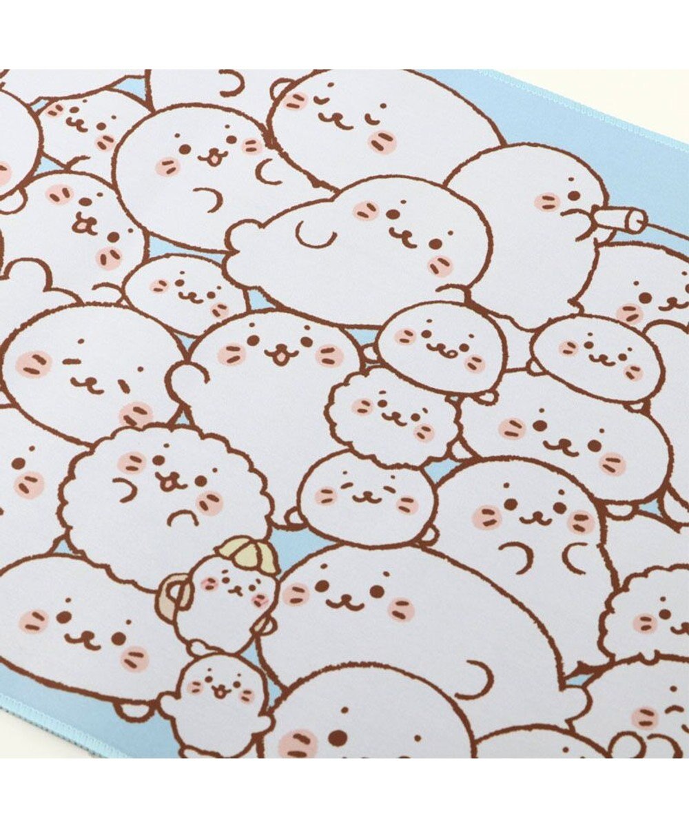 Mother garden しろたん つみつみ柄 デスクマット マウス対応 89.5×39cm 