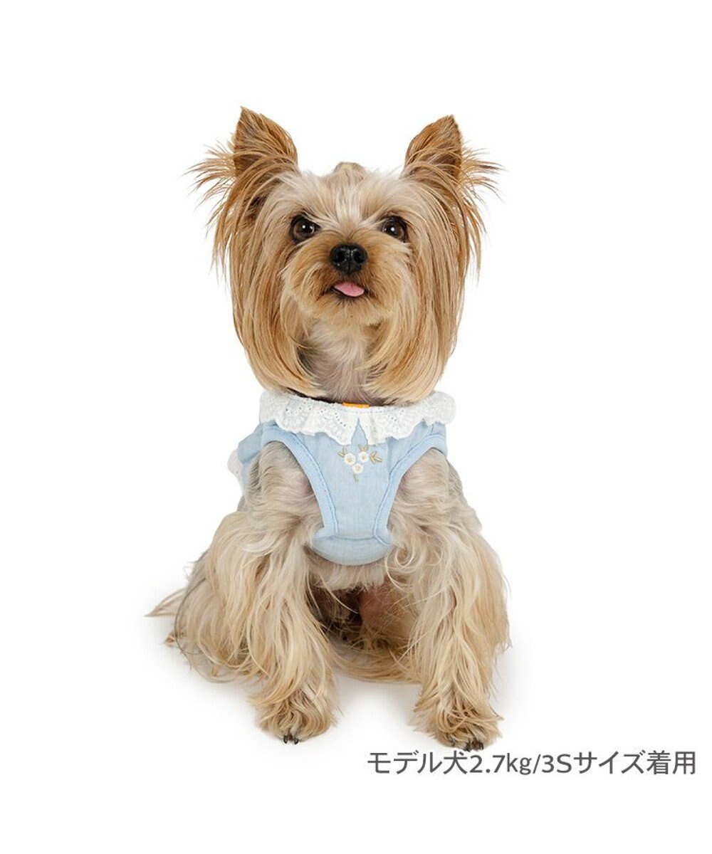 PET PARADISE ペットパラダイス 花刺繍 ベスト ハーネス Ｓ 小型犬 