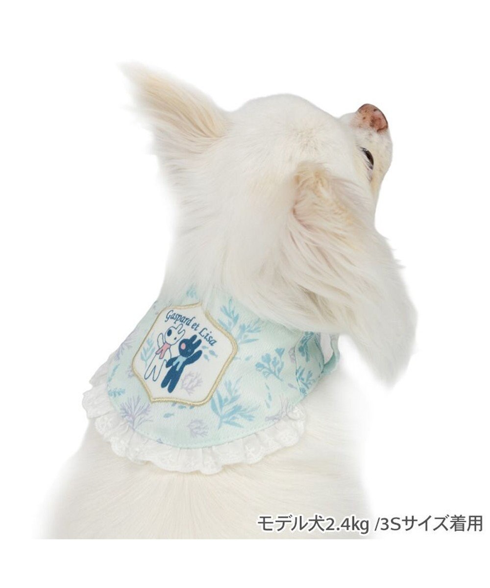 PET PARADISE リサとガスパール クールバンダナ 《海草柄》 小型犬 