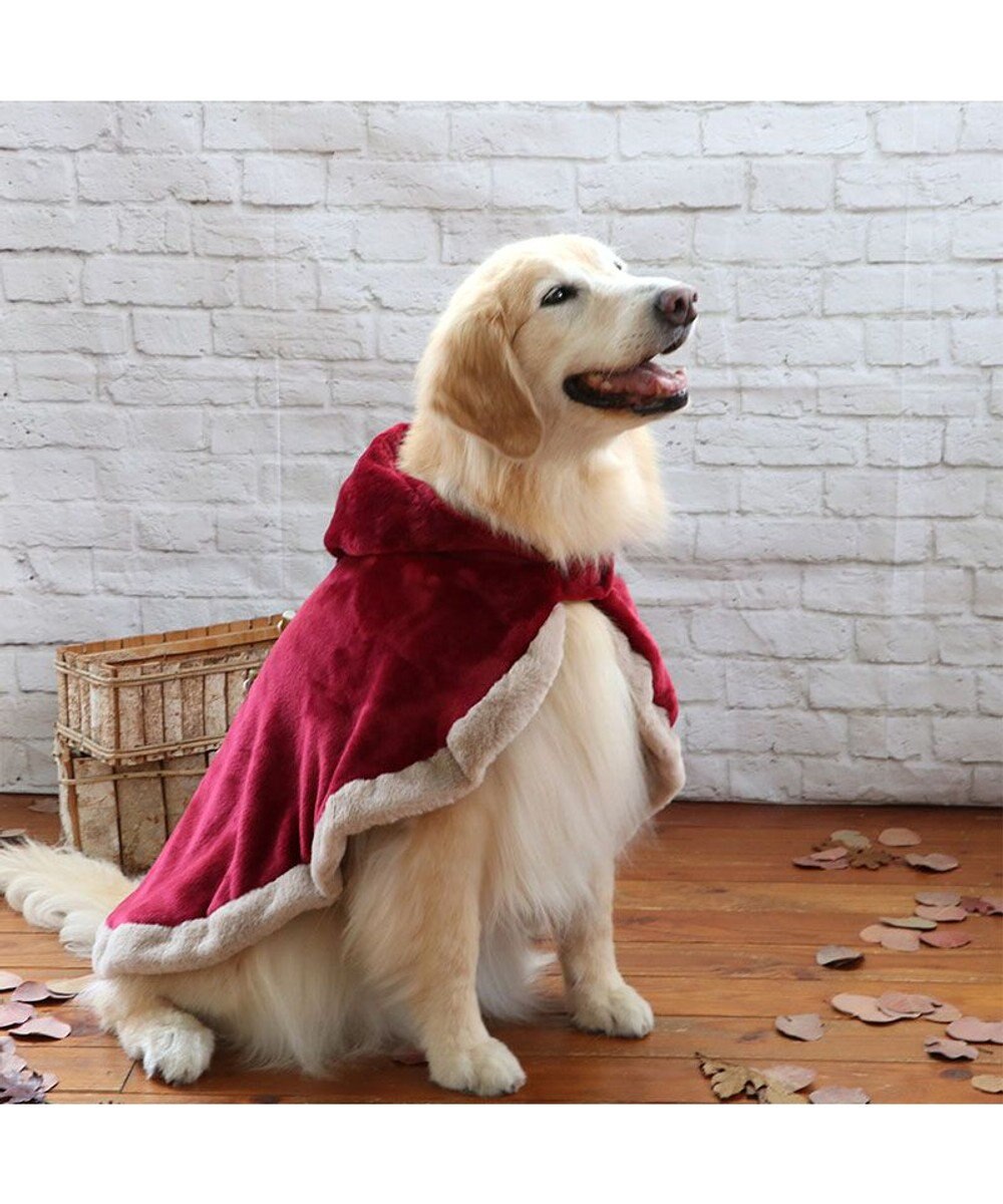 PET PARADISE ペットパラダイス ダッフルポンチョ 《レッド》 中型犬 大型犬 