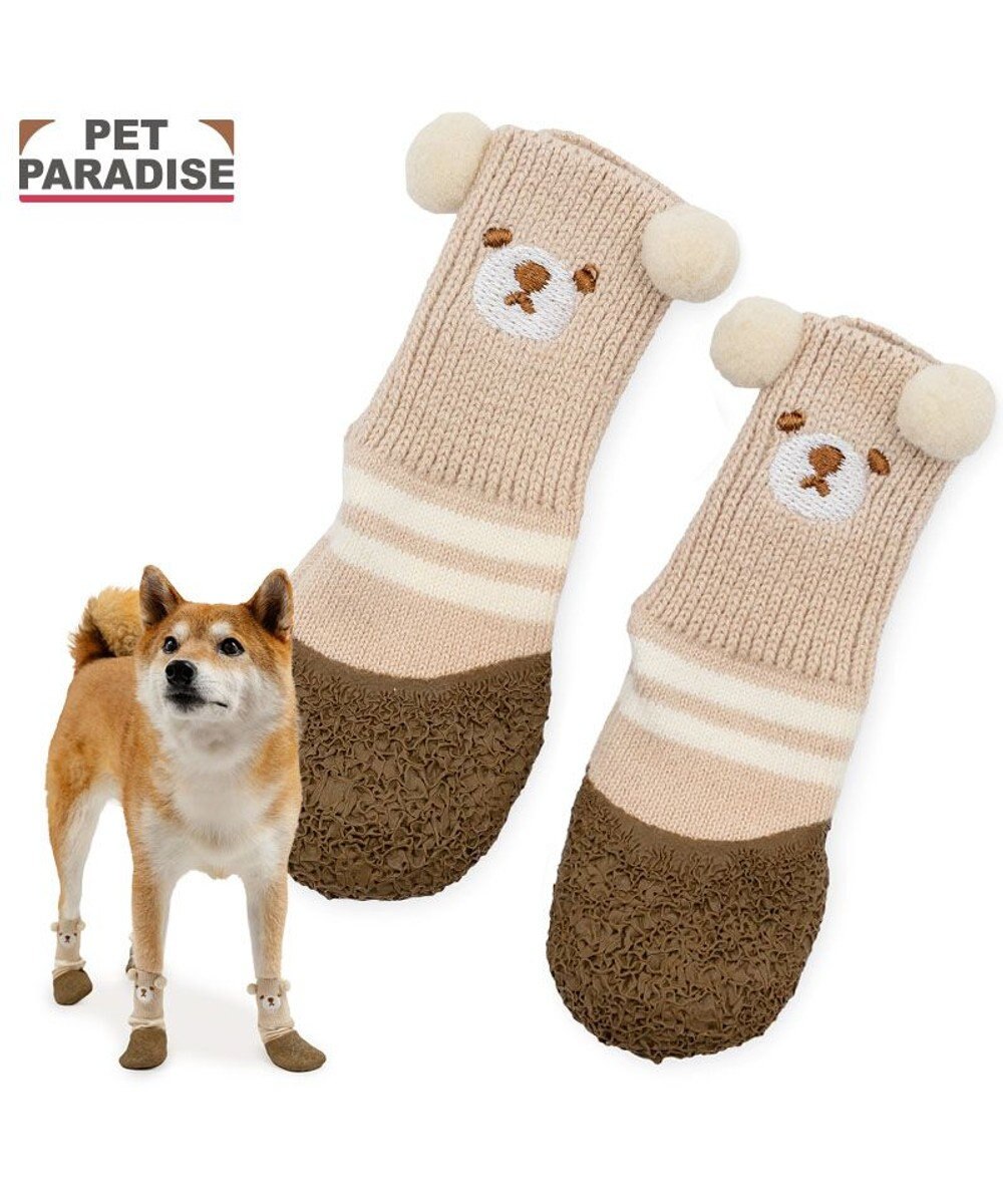 PET PARADISE ペットパラダイス くまちゃん スリットシューズ Ｍ 