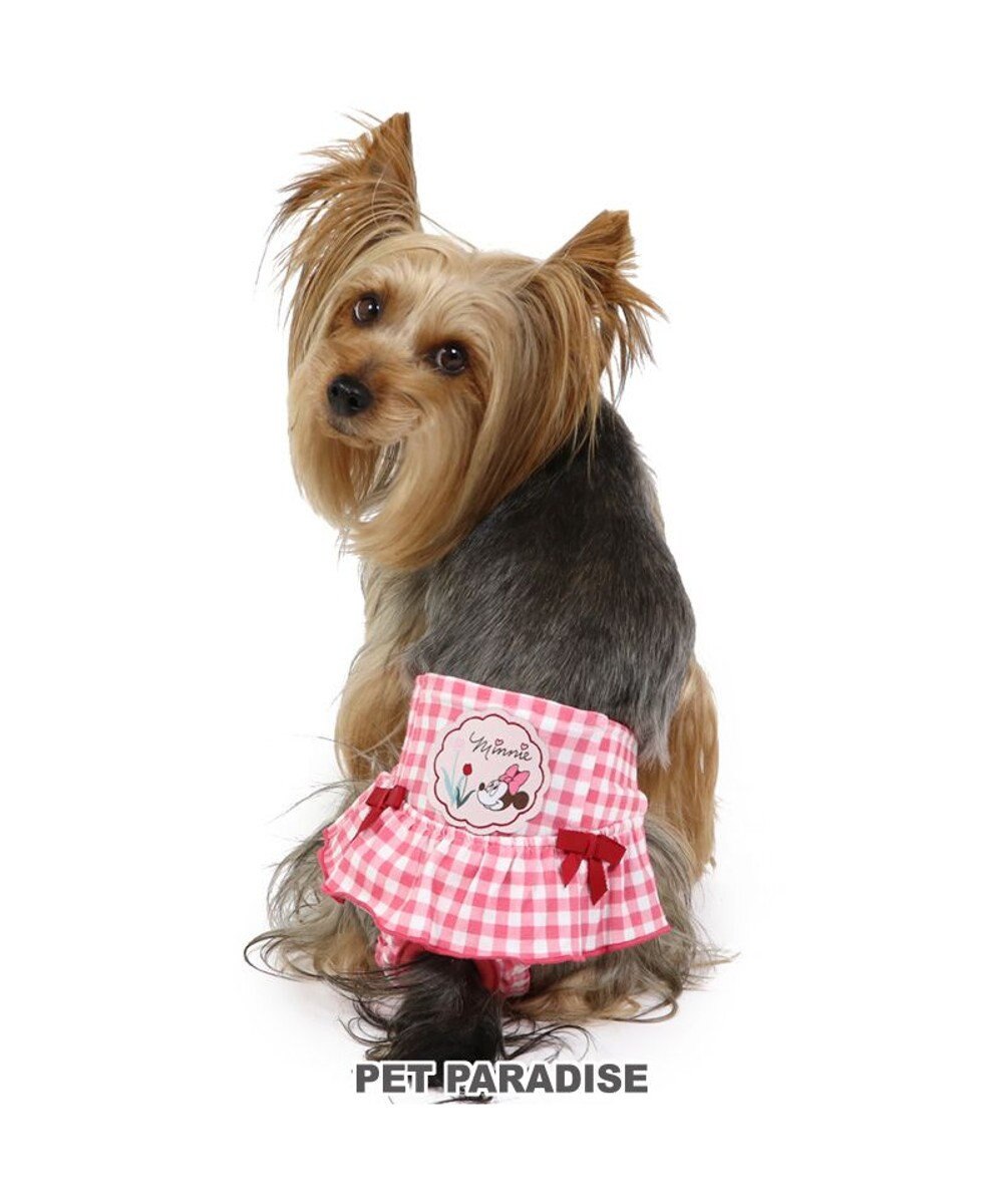 PET PARADISE 犬の服 犬 ディズニー ミニーマウス サニタリーパンツ 【小型犬】 フリル 