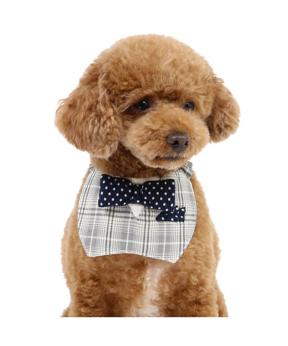 PET PARADISE ペットパラダイス 蝶ネクタイ スタイ 《チェック柄》 小型犬 