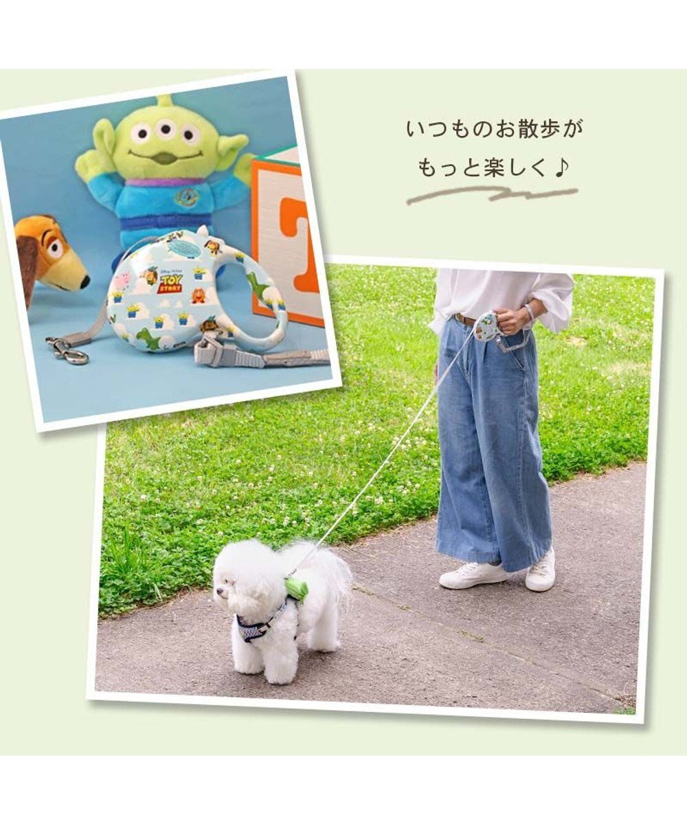 PET PARADISE ディズニー トイ・ストーリー 伸縮リード 《雲柄》 