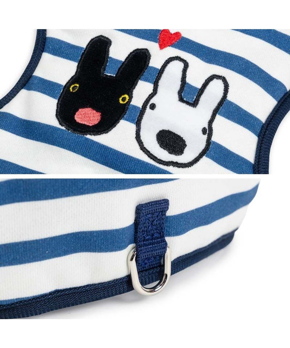 PET PARADISE リサとガスパール 保冷剤付 ベストハーネス 《ボーダー》 ＳＳ 小型犬 