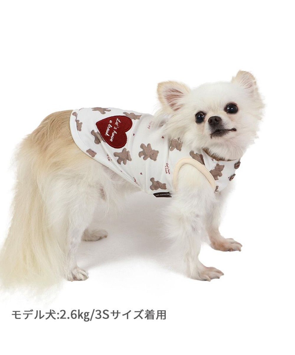 PET PARADISE ペットパラダイス くま  ペティヒート タンクトップ  ハート柄 小型犬 