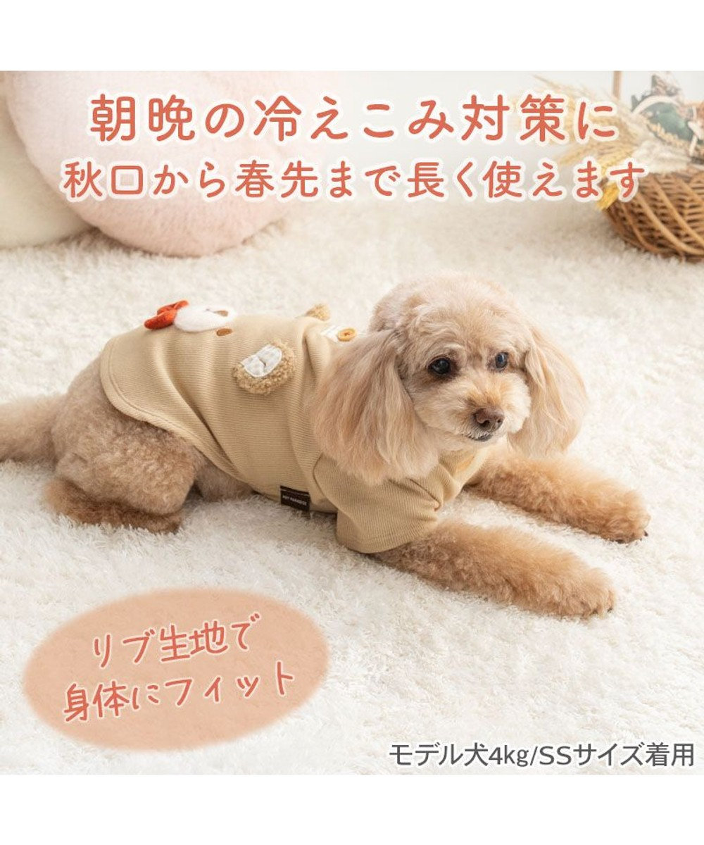 PET PARADISE ペットパラダイス  くまちゃん プレミアム ペティヒート お顔 Tシャツ 小型犬 
