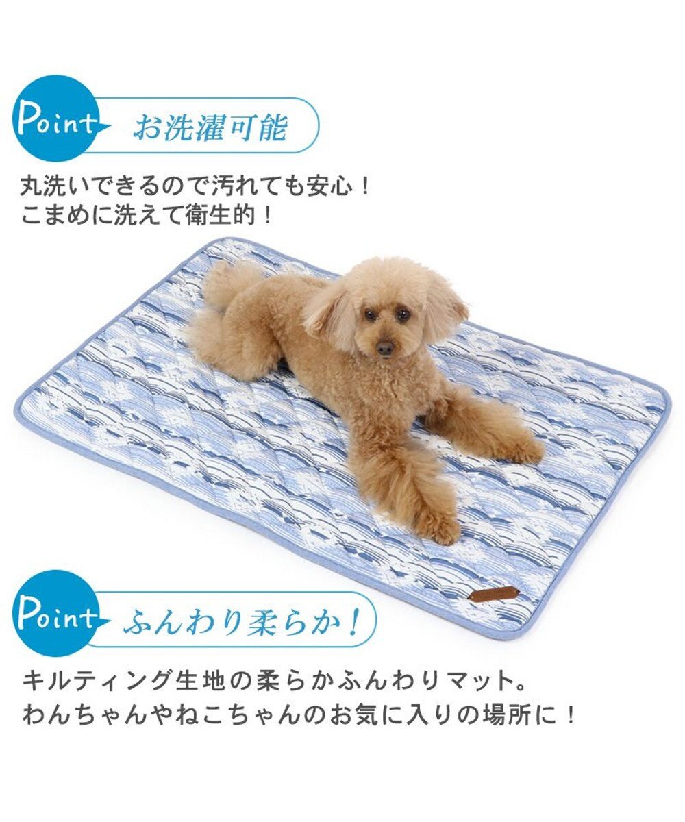 PET PARADISE 接触冷感 柔らか クールマットM《苺 ネイティブ 》 (90×60cm) 