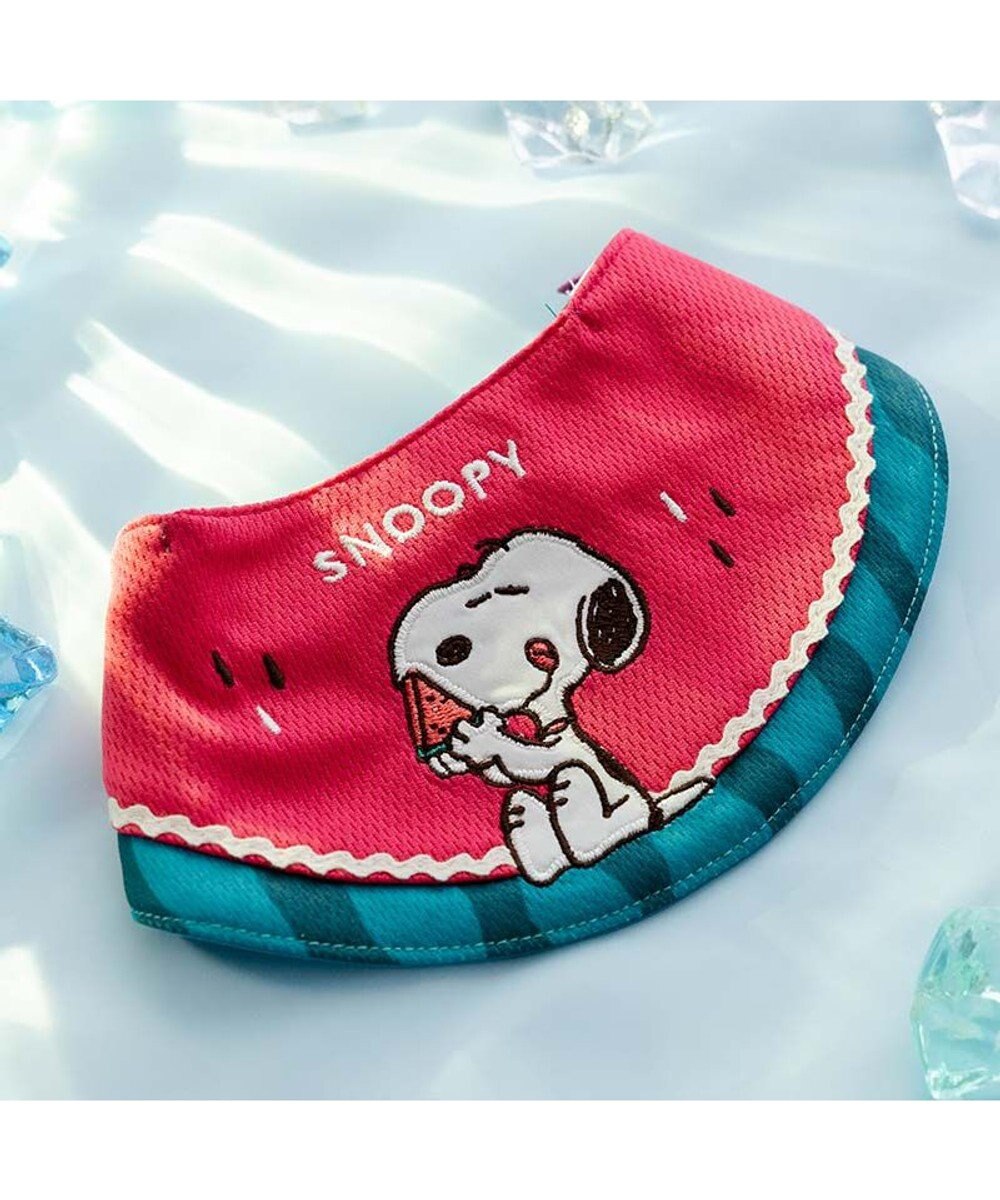 PET PARADISE スヌーピー クールバンダナ 《スイカ柄》 中型犬 大型犬 