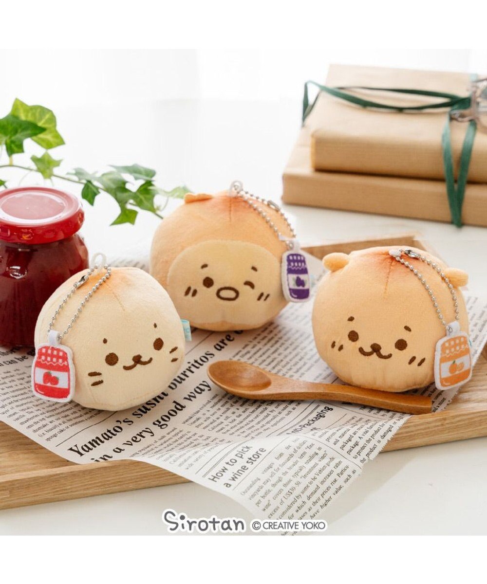 Mother garden しろたん パン型キーホルダー 《らむね》 単品 