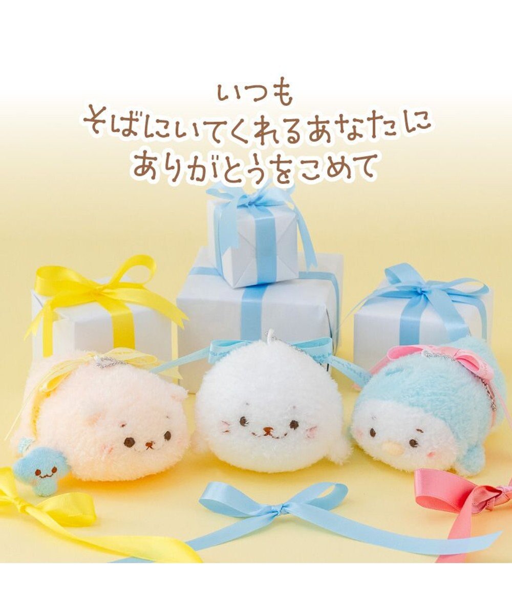 Mother garden しろたん リボンキーホルダー 《しろたん》 