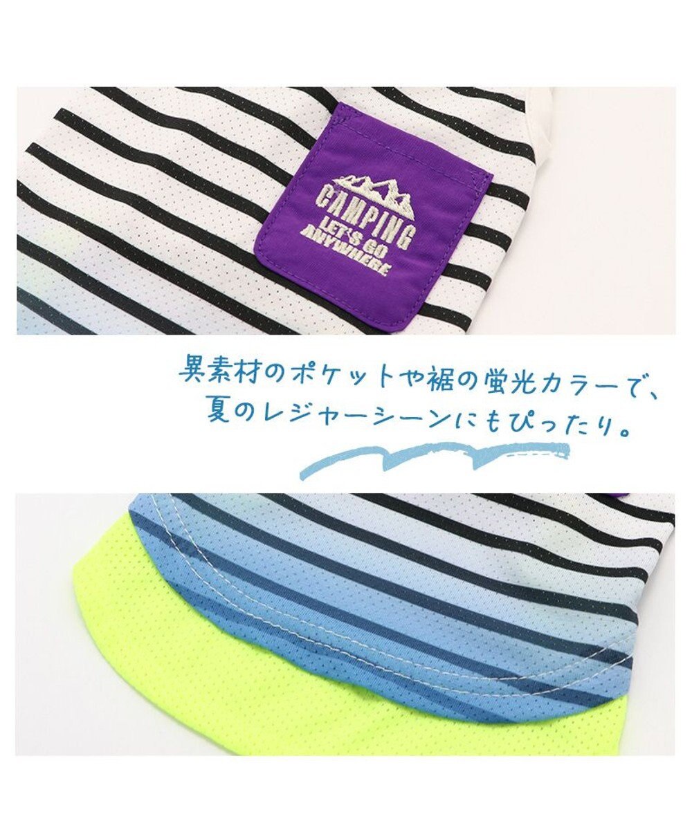 PET PARADISE 犬の服 夏 ひんやり クール メッシュ 接触冷感 虫よけ グラデーション タンクトップ 【小型犬】クールマックスエコメイド 