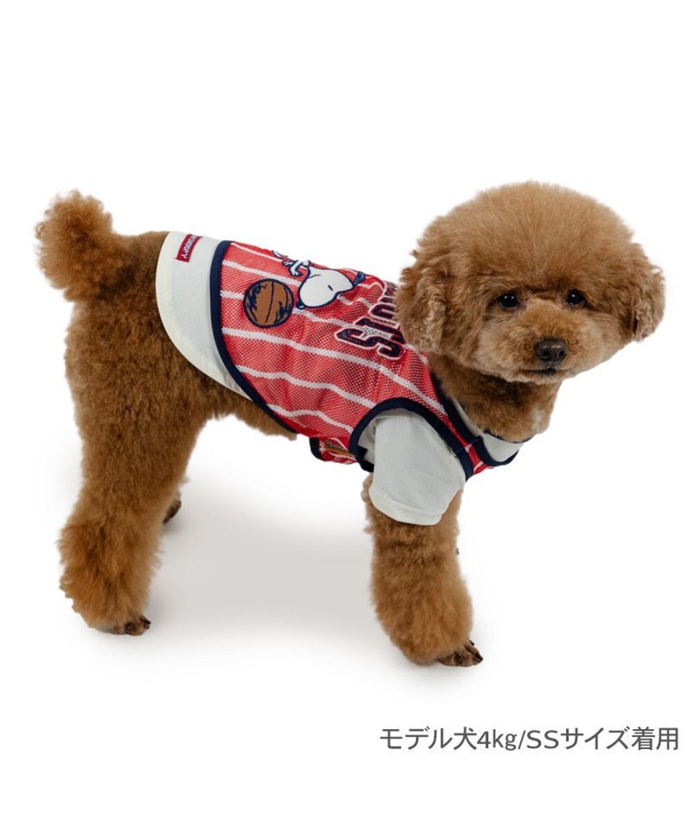PET PARADISE スヌーピー ビブスＴシャツ 《ホワイト》 小型犬 
