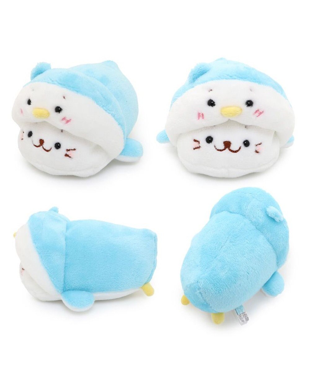 Mother garden しろたん ちびマスコット16ｃｍ 単品 《らっこいぬ / らむね / ゴマフアザラシ / サメ / カエル》 
