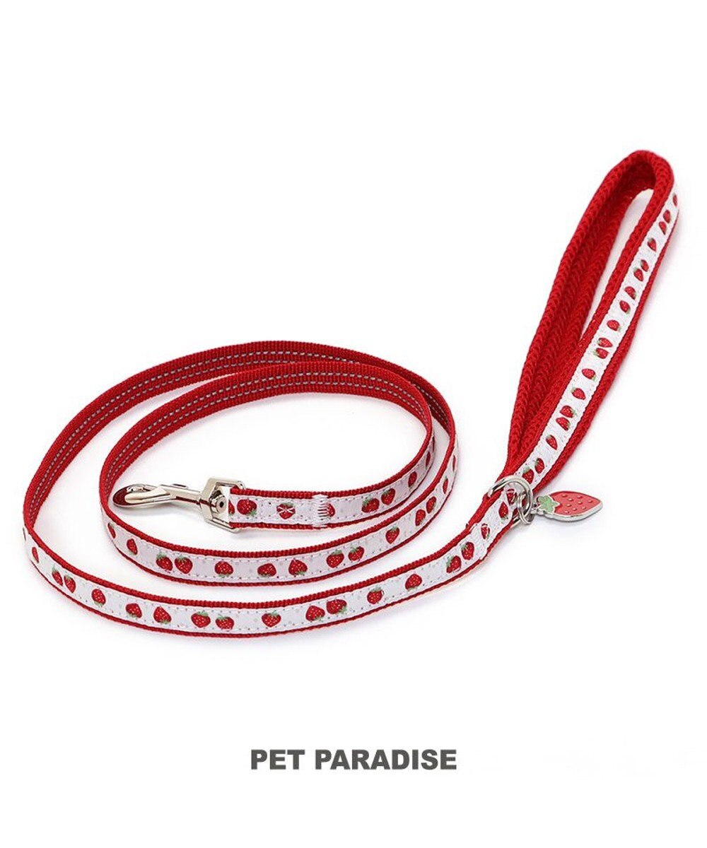 PET PARADISE ペットパラダイス 苺チャーム付き リード Ｓ 