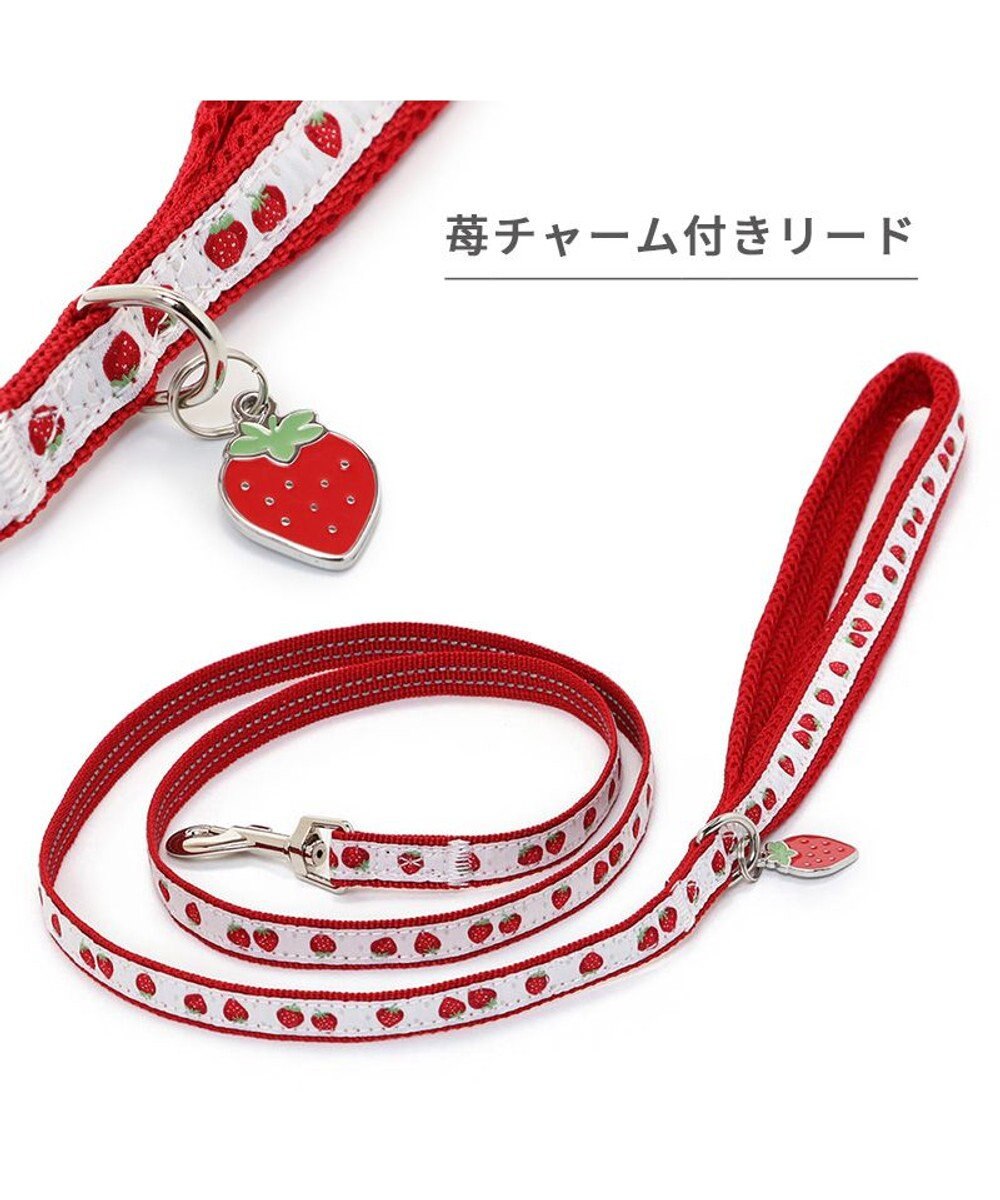 PET PARADISE ペットパラダイス 苺チャーム付き リード Ｓ 