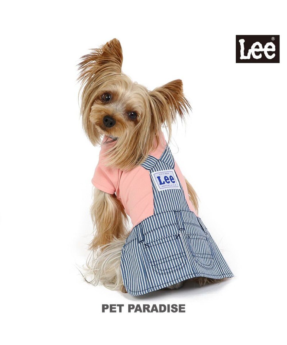 PET PARADISE 犬の服 犬 服 秋冬 Ｌｅｅ スカート つなぎ 【小型犬】 ヒッコリー 