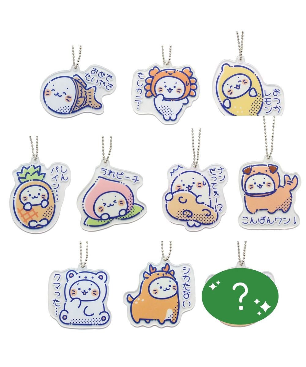 Mother garden しろたん ダジャレ アクリルキーホルダー 単品 
