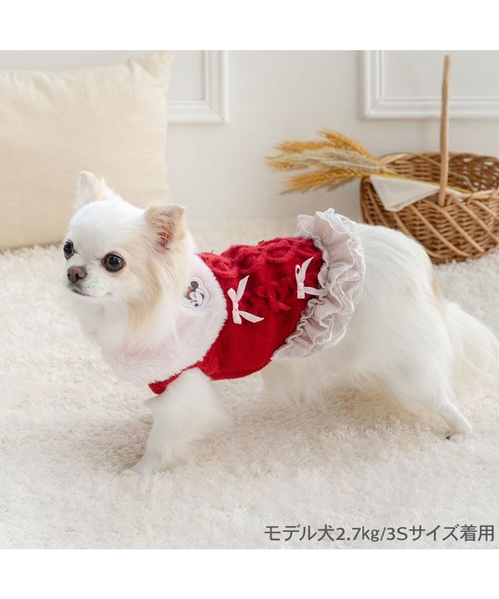 PET PARADISE ディズニー ミニーマウス リボンニット 小型犬 
