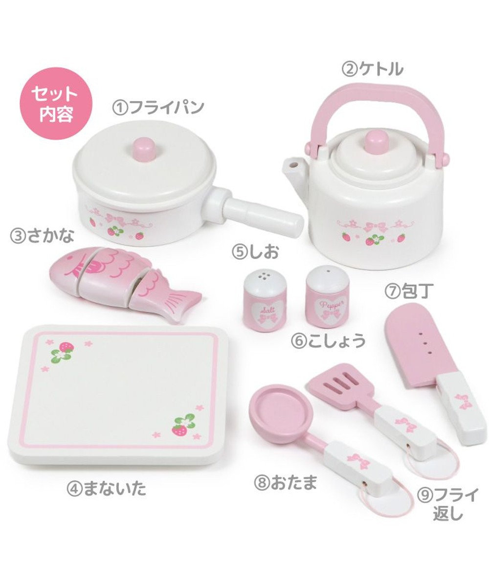 Mother garden マザーガーデン  キッチンツール 9点セット 《スウィートストロベリー》 