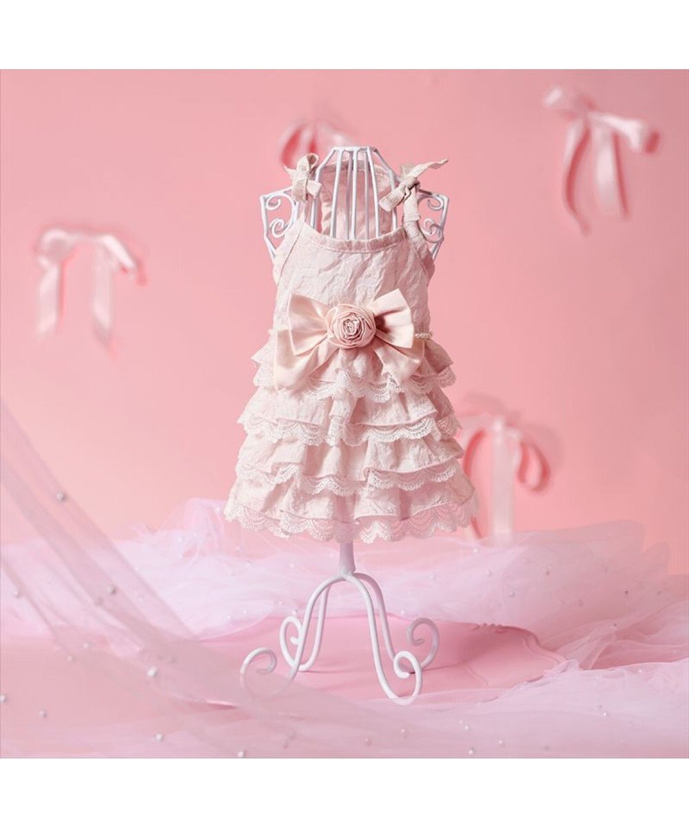 PET PARADISE cherircouture ローズリボン ワンピース 小型犬 