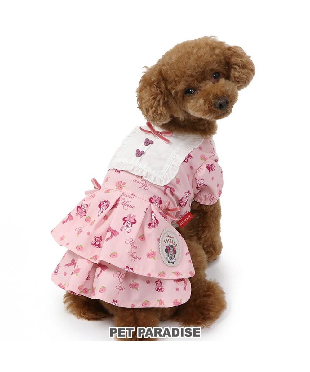 PET PARADISE ディズニー ミニーマウスリボン柄 ワンピース 【小型犬】 