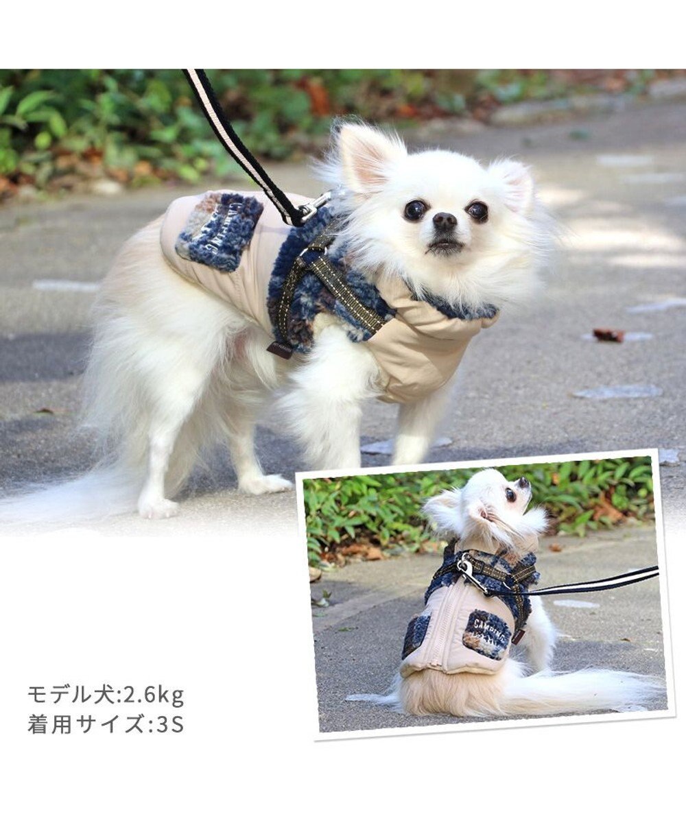 PET PARADISE ペットパラダイス アウター ハーネス ベスト 《チェック柄》 小型犬 