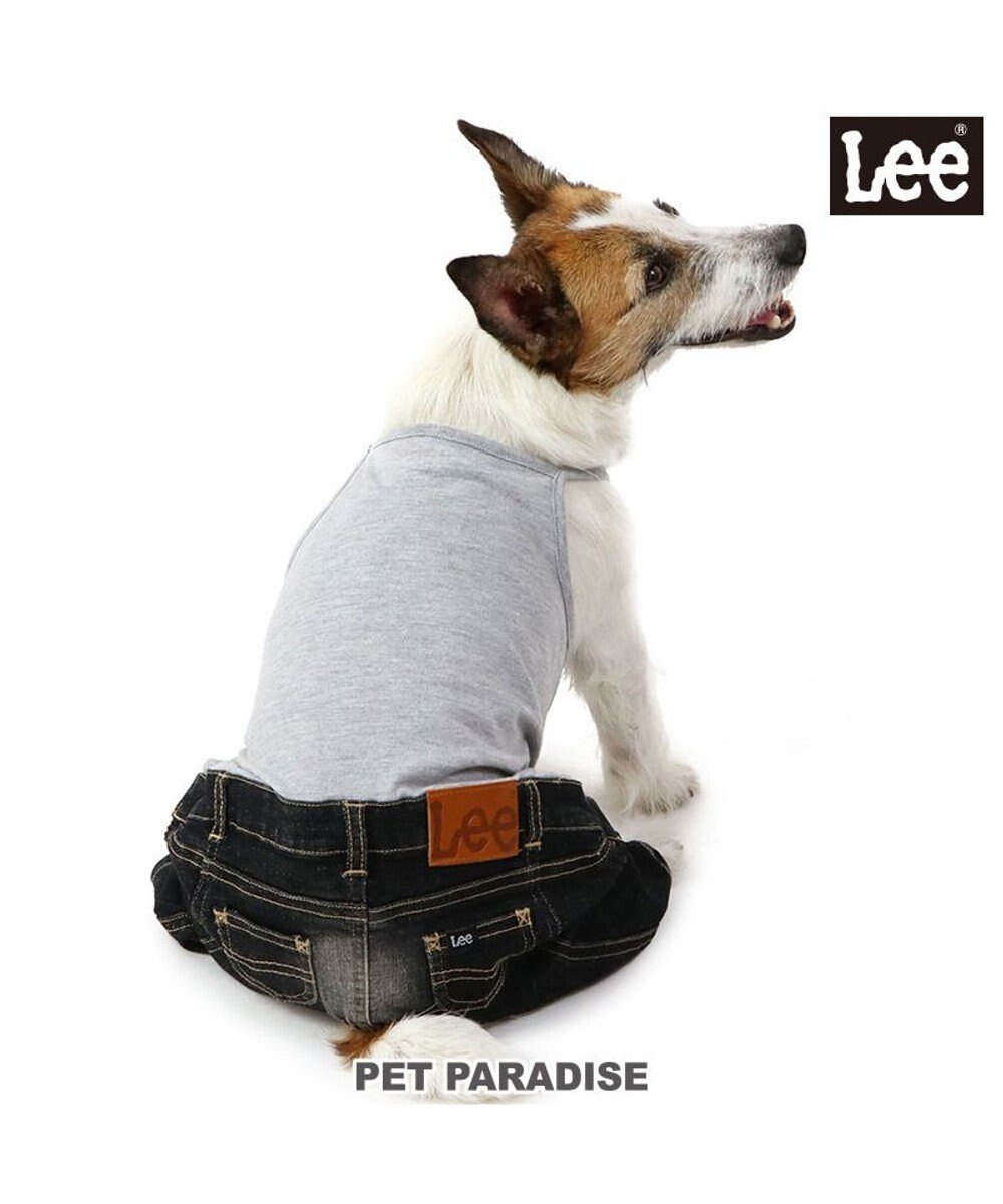 PET PARADISE Ｌｅｅ キャミソール ブラック デニム  パンツつなぎ 【小型犬】 