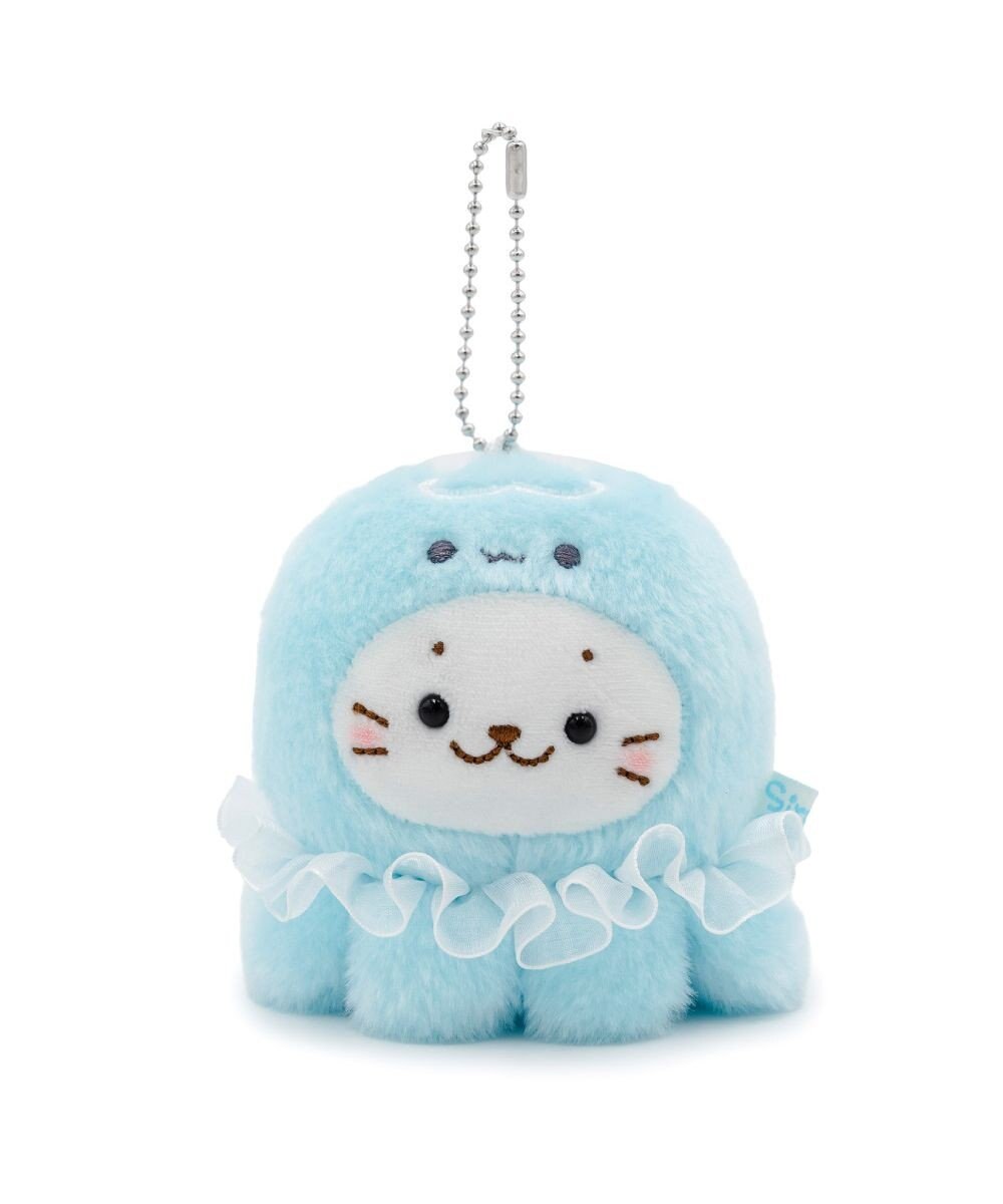 Mother garden しろたん ふわふわ キーホルダー 《くらげ》 単品 