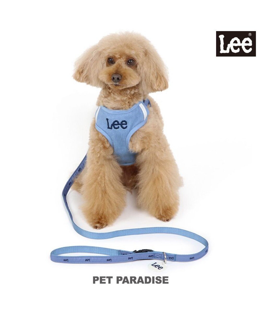 PET PARADISE 犬 ハーネス リード Leeライトデニム ハーネス＆リード 【３Ｓ】 