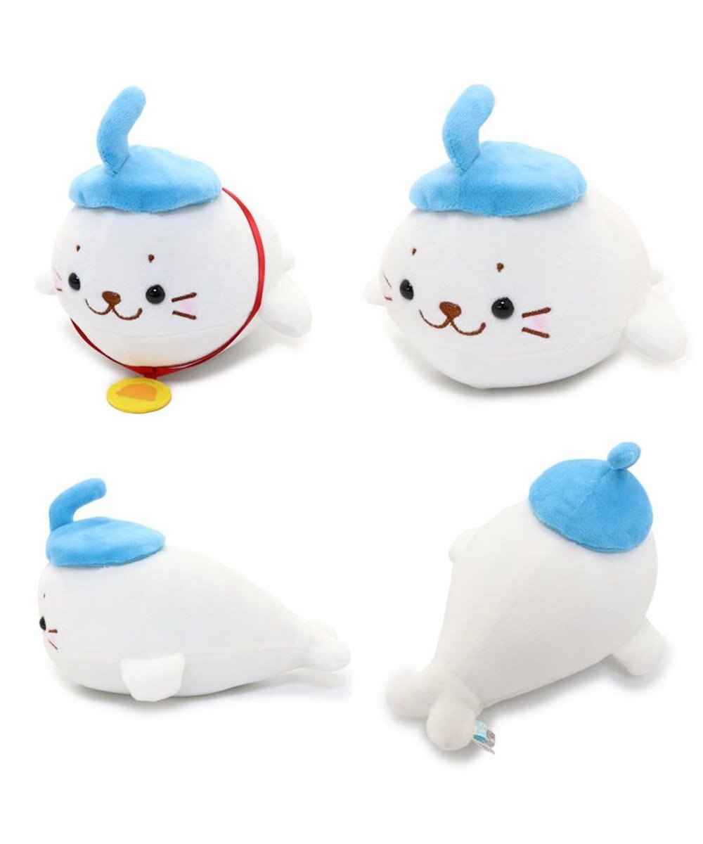 Mother garden しろたん カーリングマスコット 青色 22cm小さい ぬいぐるみ マスコット カーリング あざらし アザラシ かわいい キャラクター プレゼント ギフト マザーガーデン 