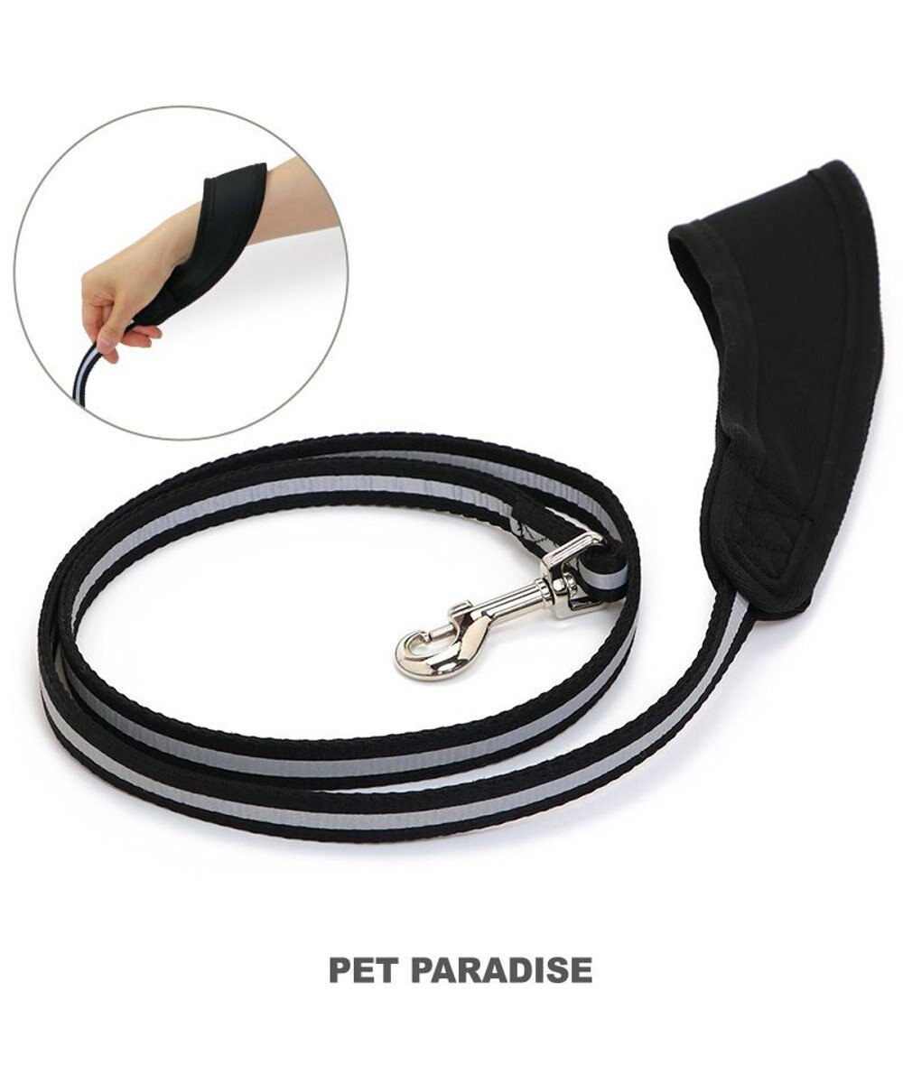 PET PARADISE 両面反射リード ブラック120cm【ＳＭ】 