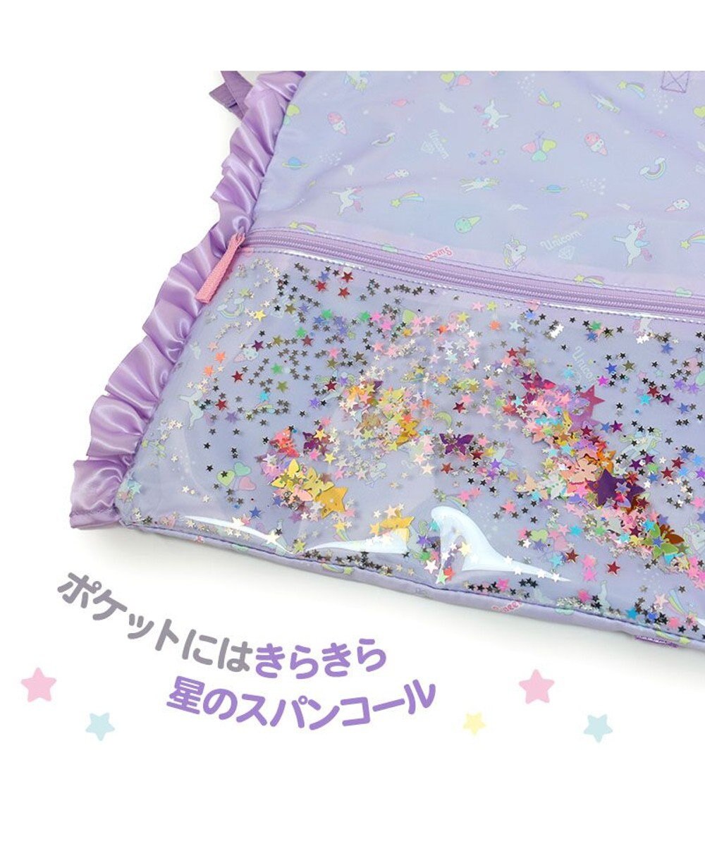 Mother garden マザーガーデン フリル ナップサック  キッズ リュック 《ユニコーン/野いちご》 