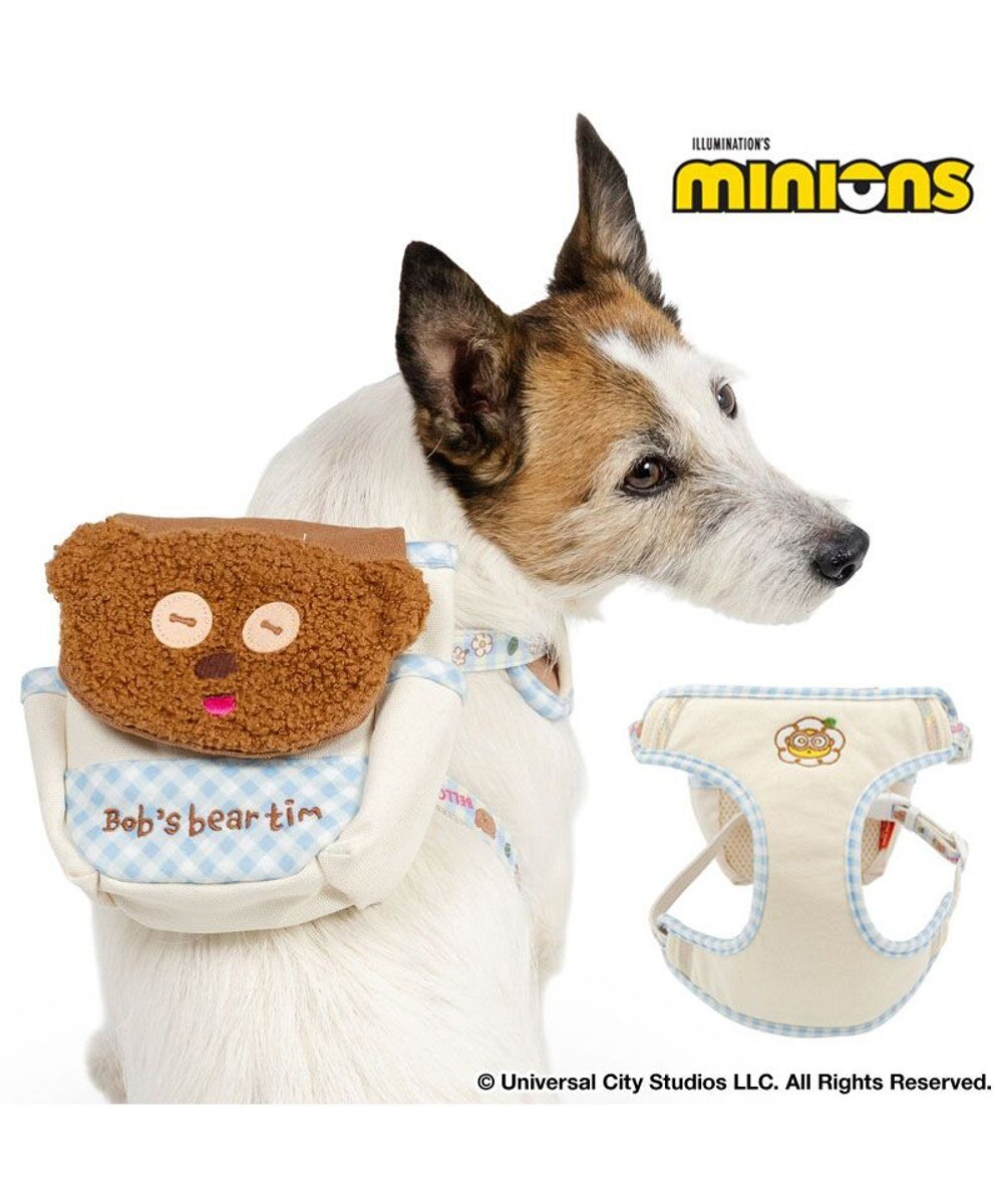 PET PARADISE ミニオン ティム お花柄 リュックハーネス ３Ｓ 