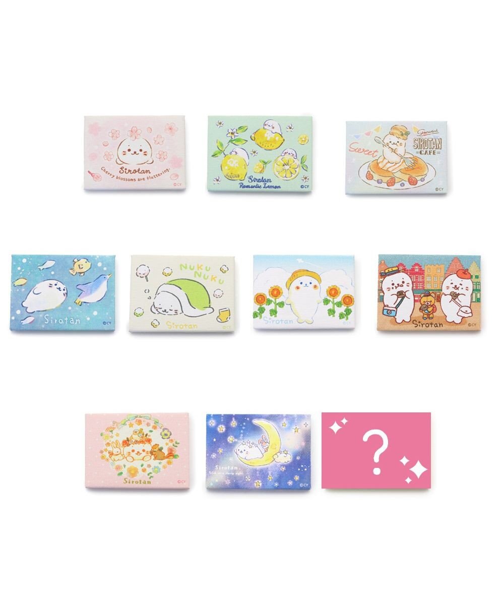 Mother garden しろたん ミニキャンバス コレクション第二弾 10個全部セット（シークレット1種含む） 