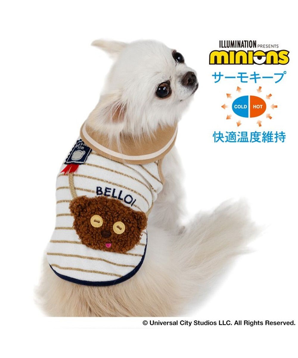 PET PARADISE ミニオン ティム サーモキープ タンクトップ 《マリン柄》 小型犬 