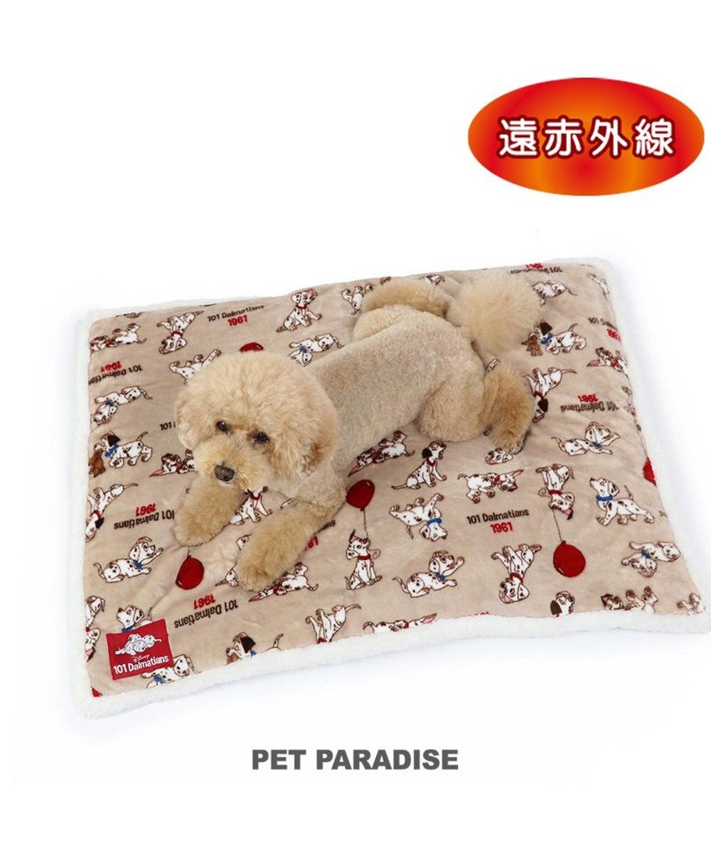 PET PARADISE ディズニー 101匹わんちゃん 遠赤外線 ボアマット 《風船柄》  80×60cm 