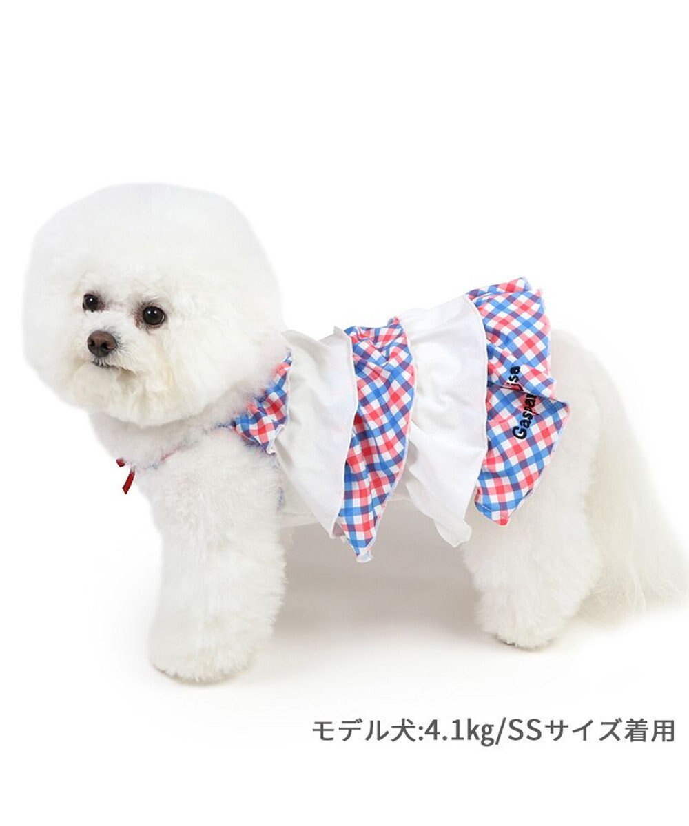 PET PARADISE リサとガスパール エコメイド ワンピース 《チェック》 小型犬 