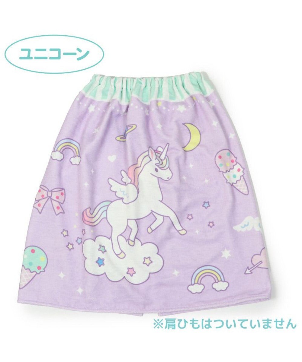 Mother garden マザーガーデン 水泳 ラップタオル 60×120cm 《 ユニコーン 柄 / レモンくま柄 》 