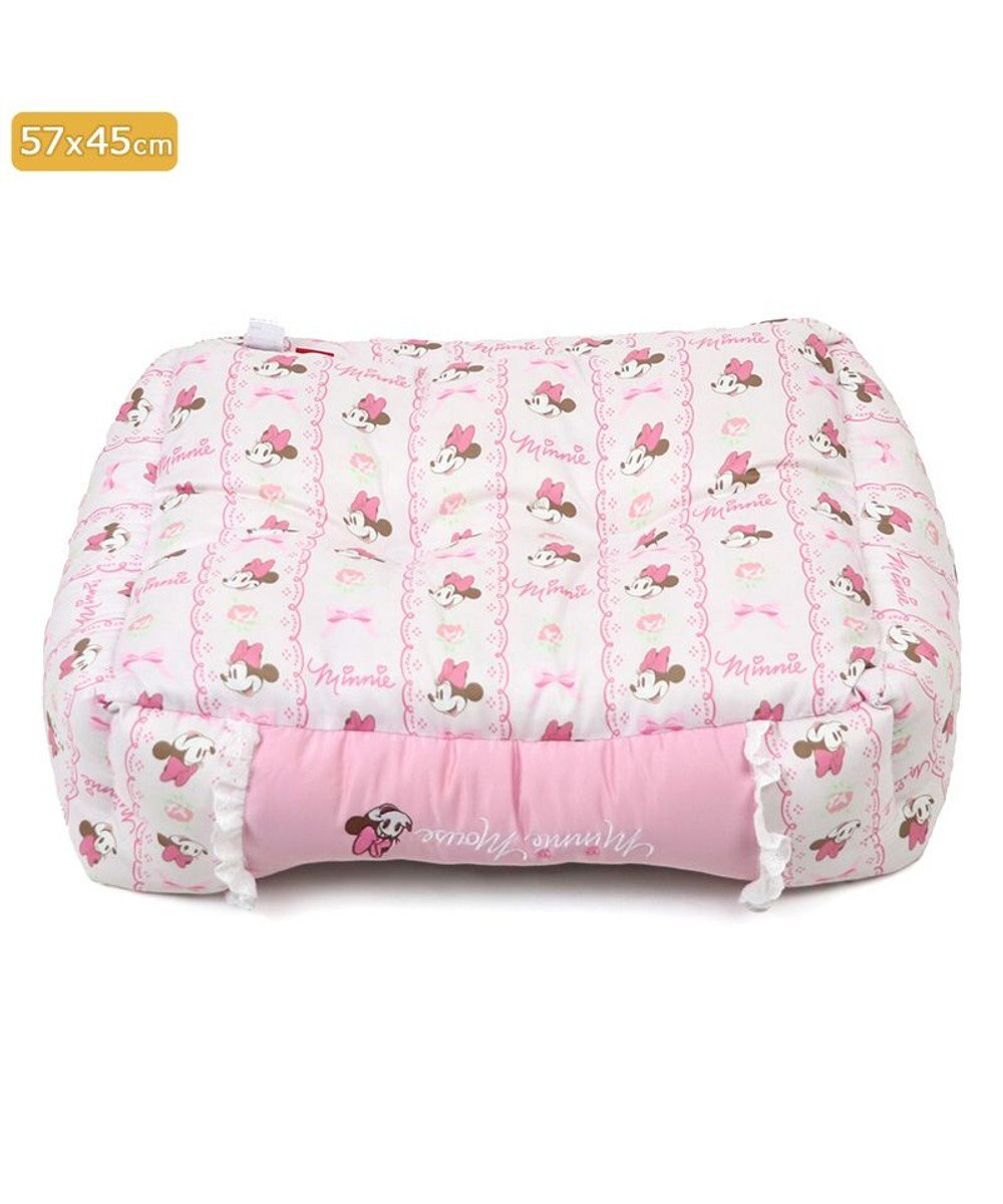 PET PARADISE ディズニー ミニーマウス 四角 クール カドラー 《レース柄》 小型犬 57×45cm M 