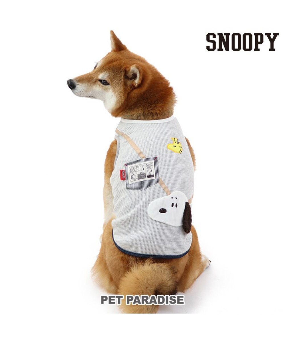 PET PARADISE スヌーピー ポーチ タンクトップ 《グレー》【中型犬】 