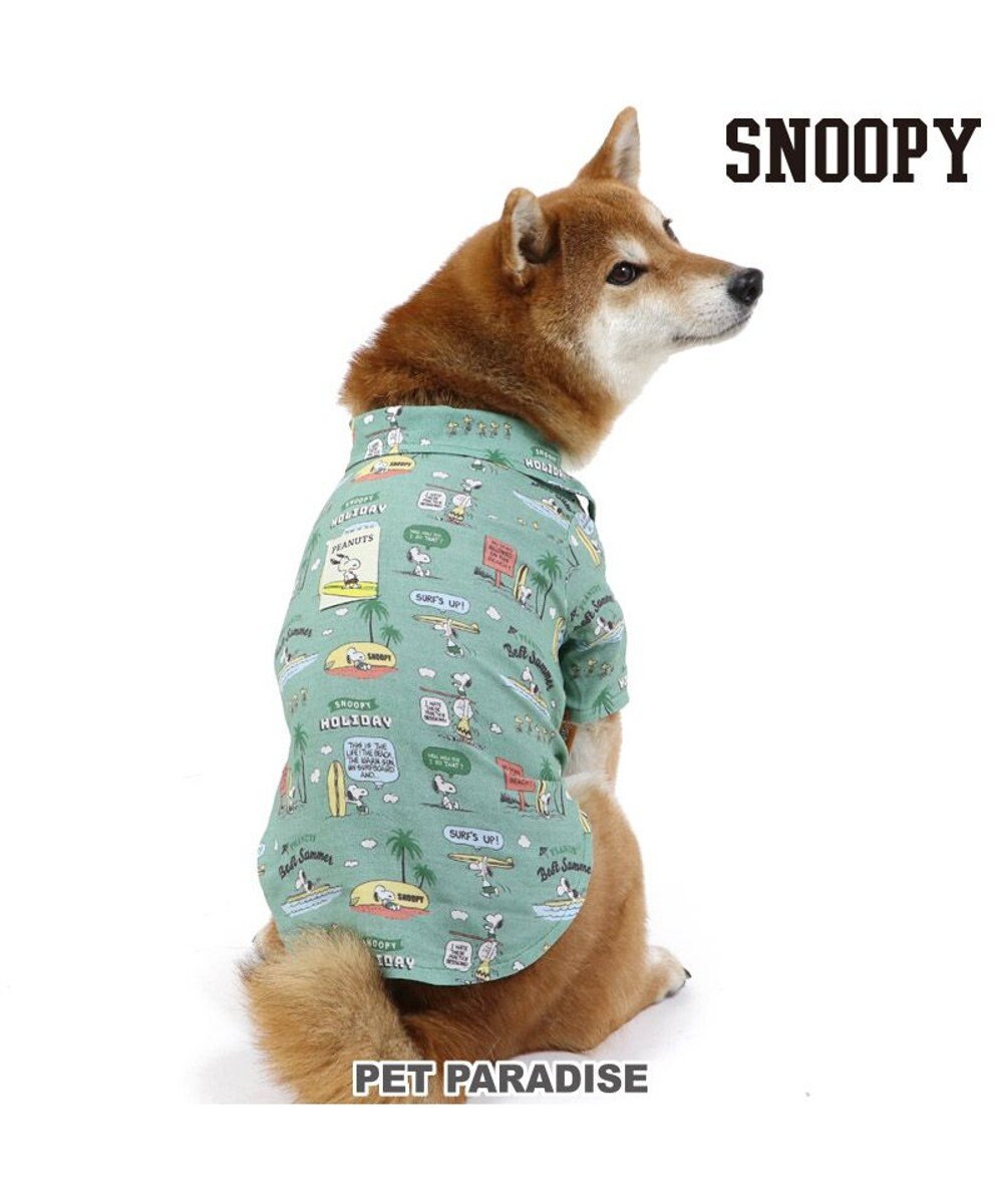 PET PARADISE 犬の服 犬 スヌーピー シャツ 【中型犬】【大型犬】 アロハ サーフ 